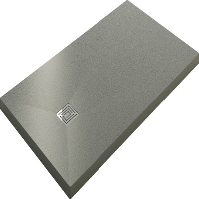 Plato de ducha modelo Resitec Rock Plus de Gme color gris