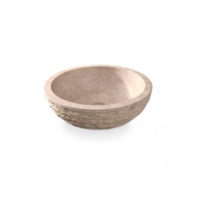 Lavabo sobre encimera Puket de Bathco color beige