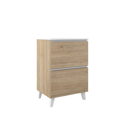 Mueble con patas modelo Granada de Promobath color canela