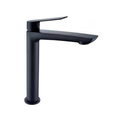 Grifo alto de lavabo modelo Luxor de Imex color negro