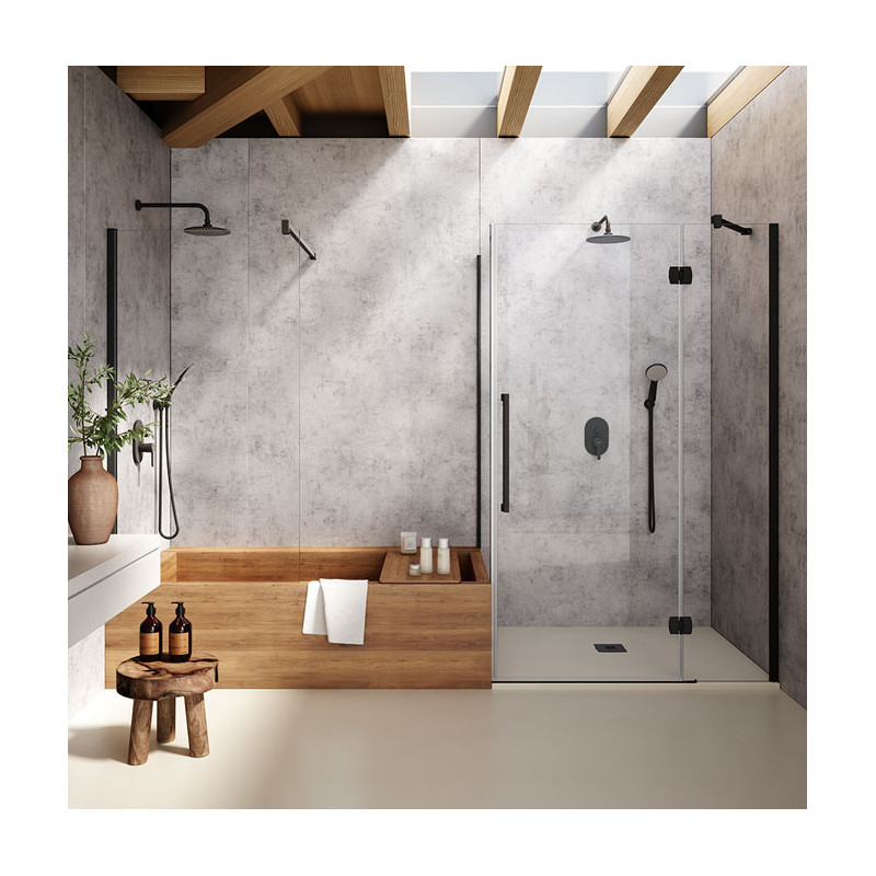 Panel de ducha para panel posterior de ducha, revestimiento de pared, color  blanco mate, 2000 x 1000 x 2 : : Bricolaje y herramientas