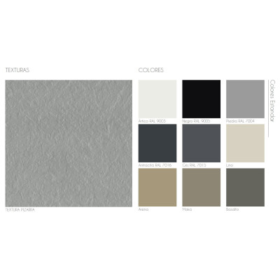 Pantone de colores plato de ducha Cosmo de Resigres