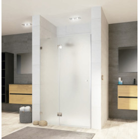 Mampara  de ducha entre paredes modelo  Bells 62 de Duritia color cromado 2