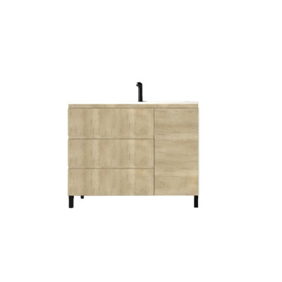 Mueble con patas Alessandria TM color nogal