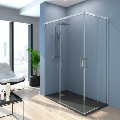 Plato de ducha Fontana Kassandra color grafito