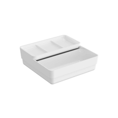 Organizador doble B-Smart Cosmic color blanco