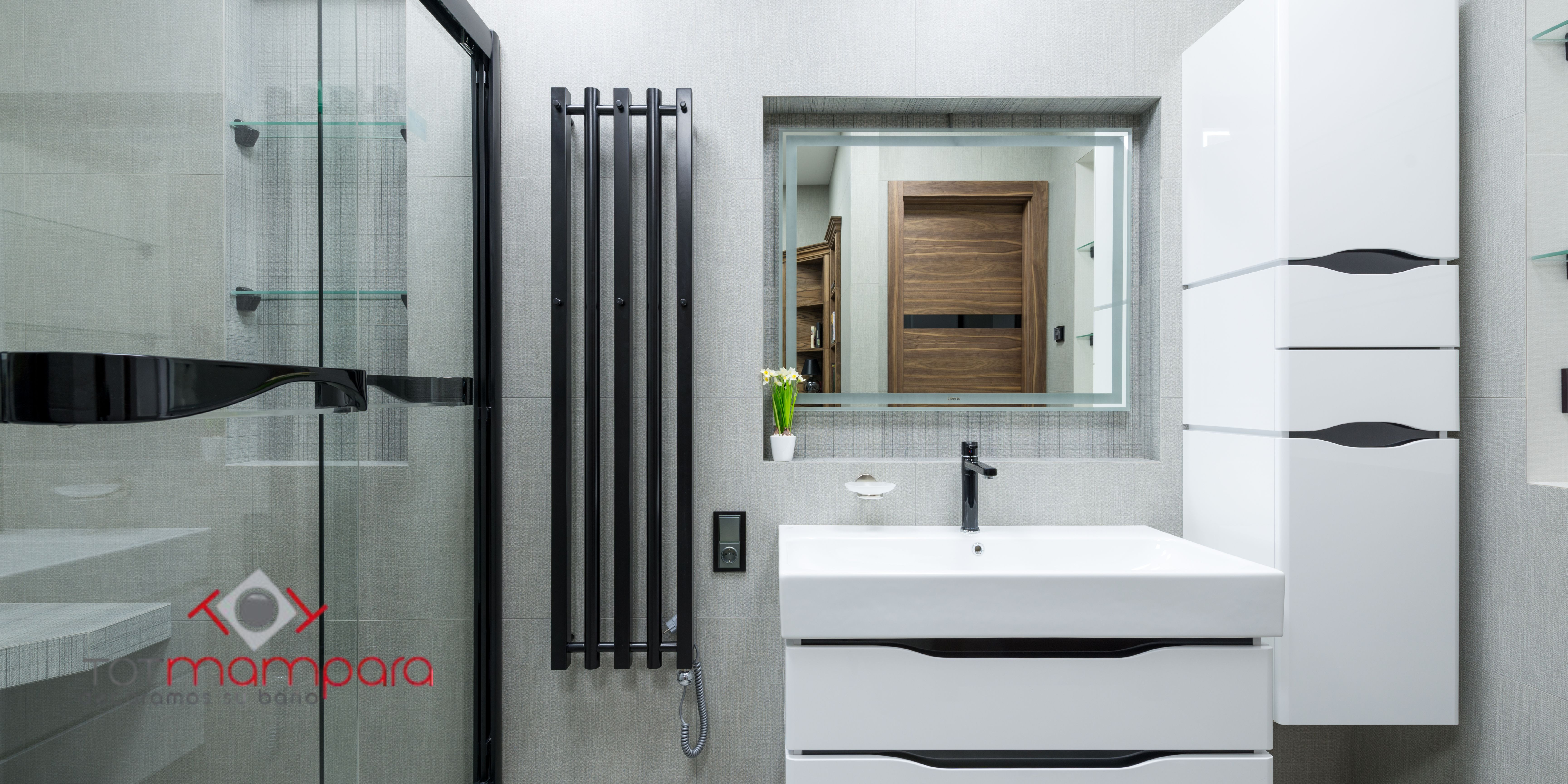 Mamparas de ducha decoradas con serigrafía o diseño personalizado